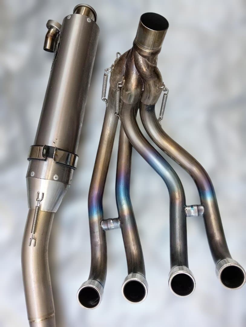 ZZR1100 D型　ノジマ　FASARM S TITAN V フルエキ　チタン