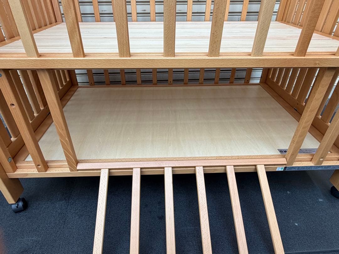 ミキハウス　ベビーベッド　大阪近郊無料配達