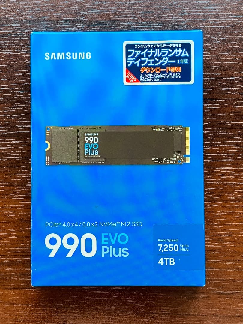 Samsung 990 EVO Plus 4TB PCIe Gen 4.0 ×4