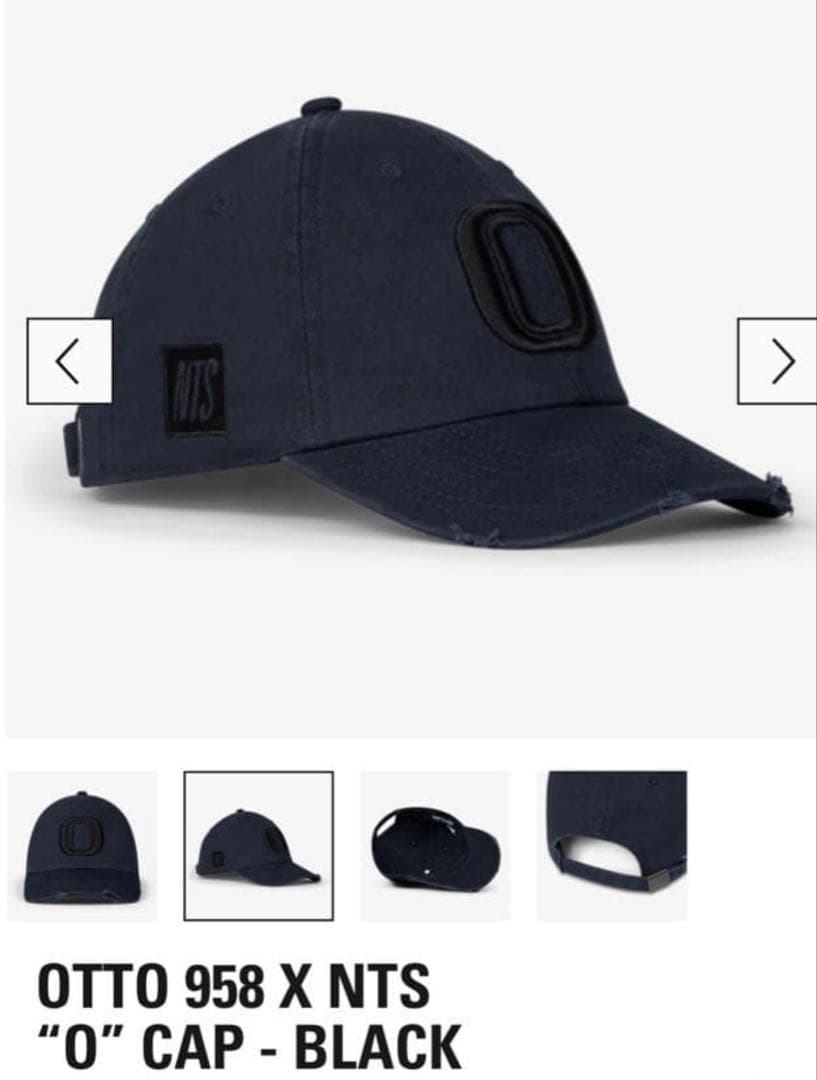 OTTO 958 X NTS “O” CAP - BLACK