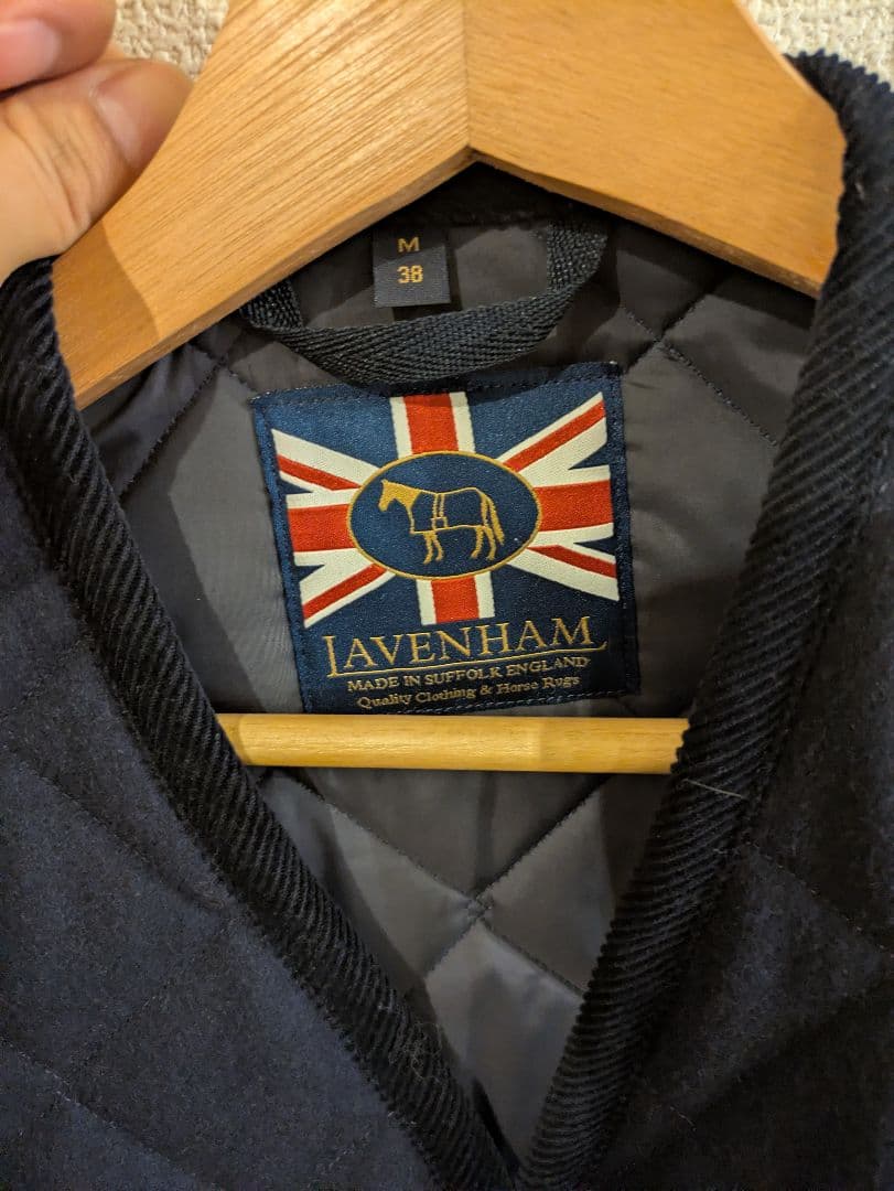 【美品】LAVENHAM キルティングベスト M