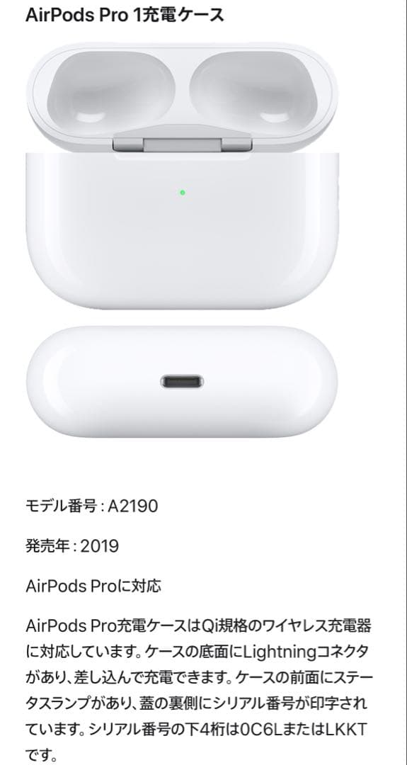 0*9様 Apple AirPods Pro 本体