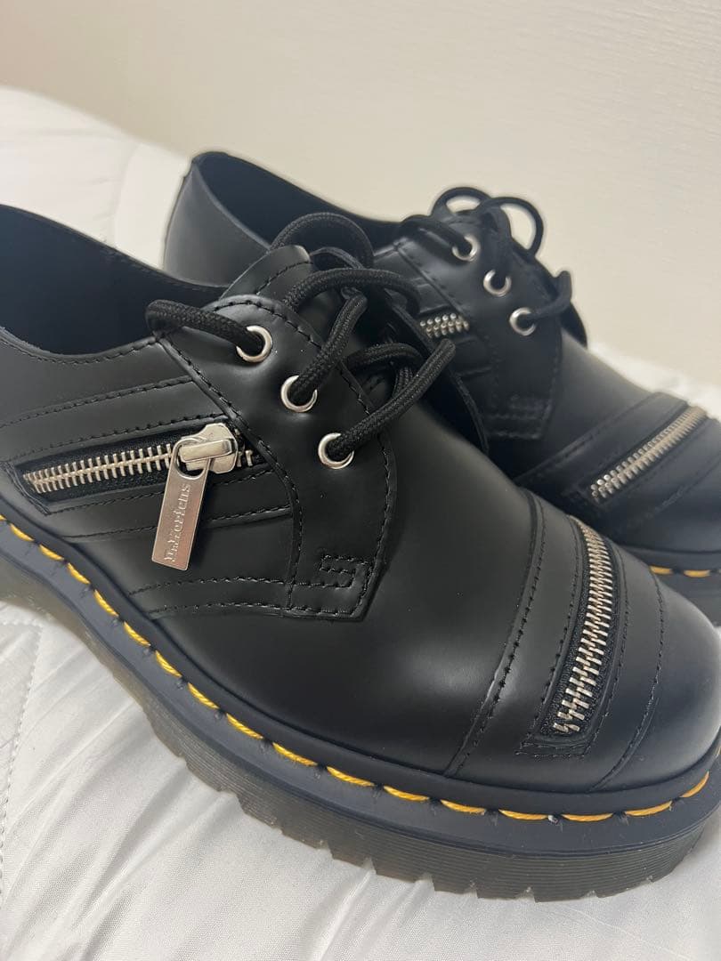 値下げ【新品未使用】Dr. Martens ブラックローファー 厚底