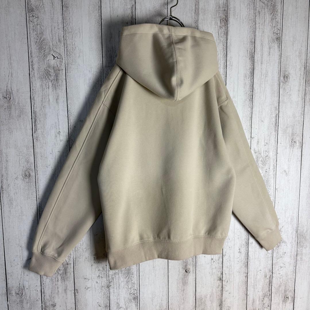 6033【美品】マックスマーラ‪☆センター刺繍ロゴ入りパーカー 即完売注意