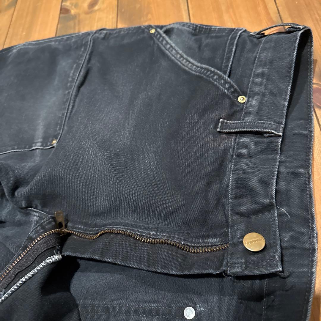 極上ブラックフェード　カーハート　ダブルニー　W36 L32