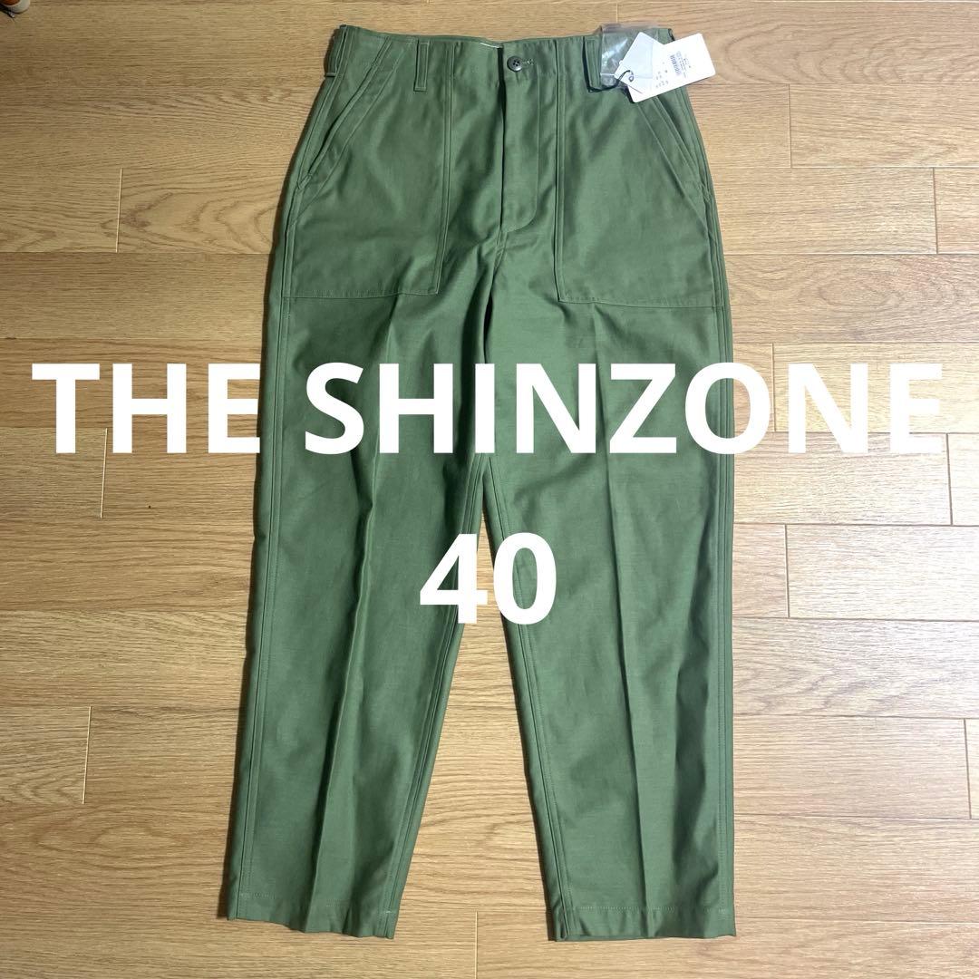 THE SHINZONE シンゾーン　ベイカーパンツ　40 カーキ