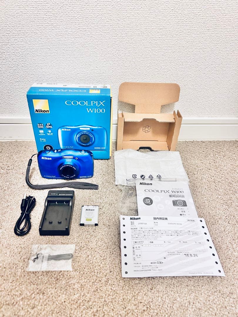 Nikon ニコン COOLPIX W100 防水デジタルカメラ