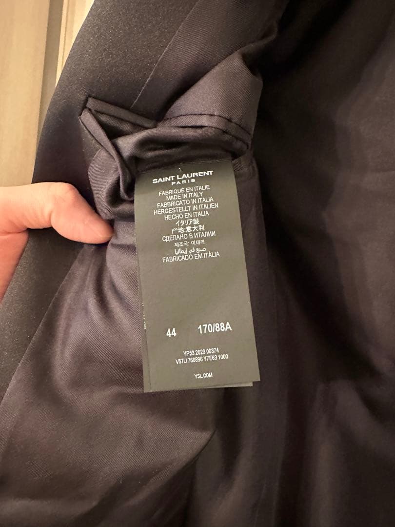 サンローラン パワーショルダー スモーキングジャケットセットアップ