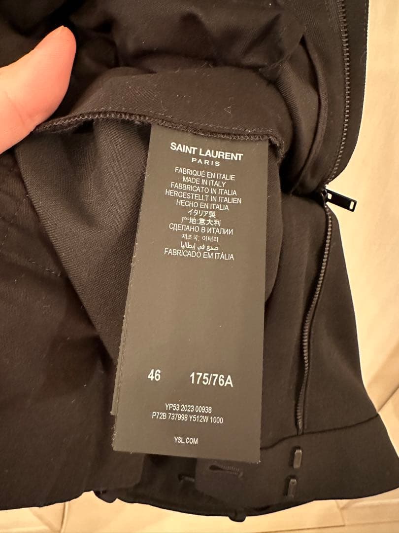 サンローラン パワーショルダー スモーキングジャケットセットアップ