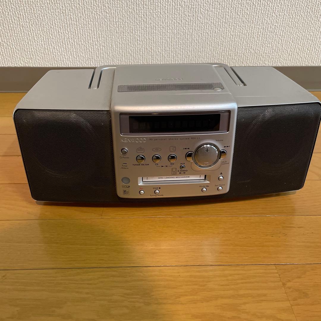 【動作確認済み】KENWOOD CD・MDプレーヤー　MDX-L1 リモコン付