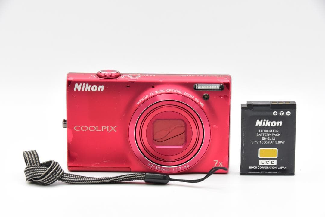 ニコン Nikon COOLPIX S6100 レッド《動作確認済み》
