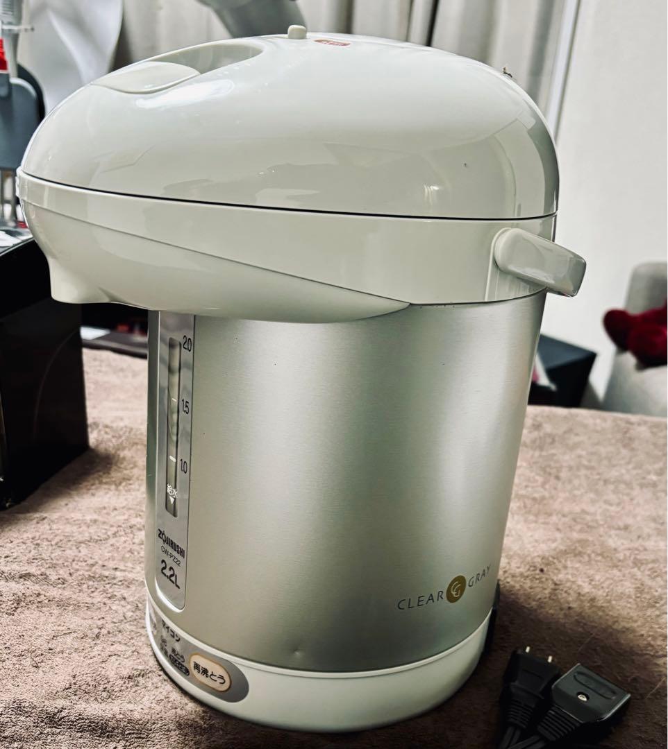 ★東芝コーヒーメーカーブラック美品＆象印電気ポットいずれも未使用★