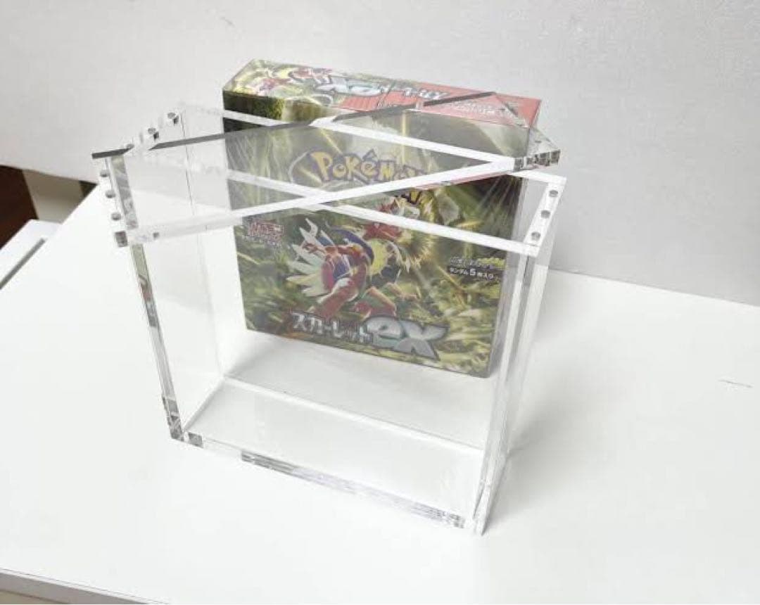 10個ポケカBOXローダーボックスローダーマグネット式　アクリル製