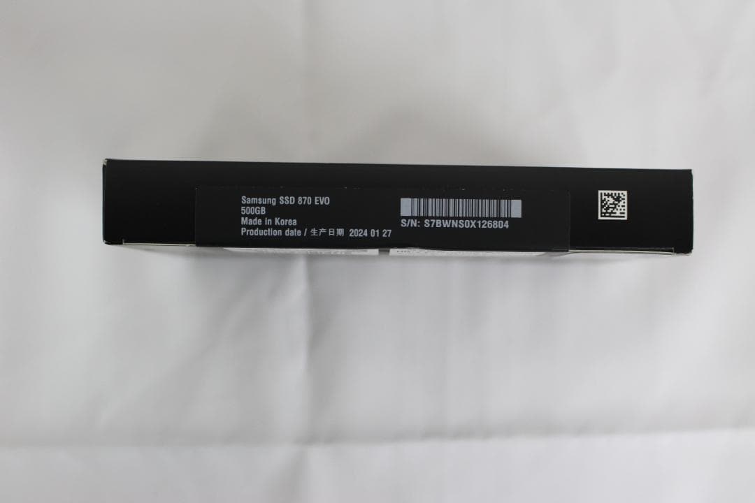 【新品】Samsung 870EVO 500GB SATA 2.5インチ SSD