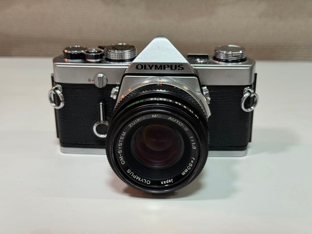 【完動品】OLYMPUS OM-1+ 50mm F1.8 フイルムカメラ