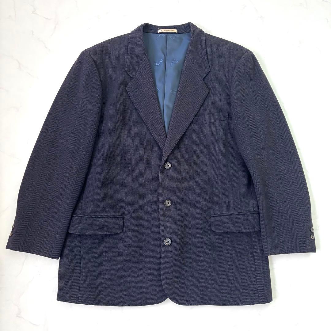 XL相当 パパス MARLING&EVANS ヘリンボーン テーラードジャケット