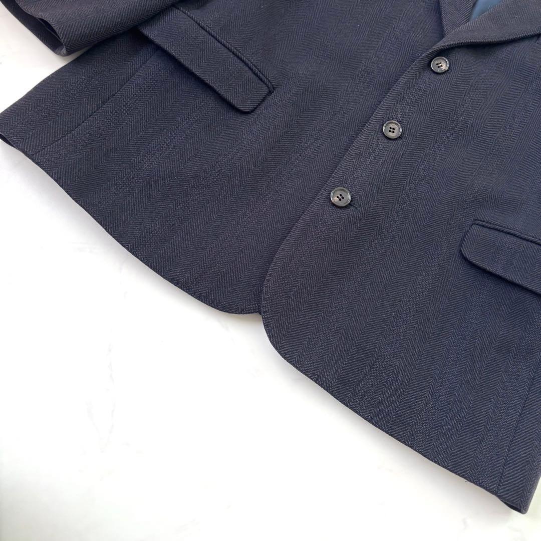 XL相当 パパス MARLING&EVANS ヘリンボーン テーラードジャケット