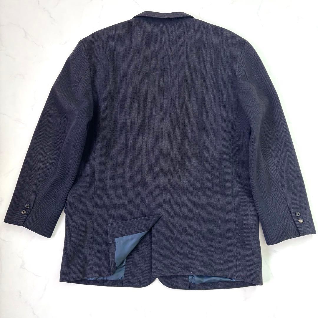 XL相当 パパス MARLING&EVANS ヘリンボーン テーラードジャケット