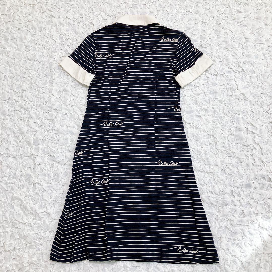 ヴィヴィアンウエストウッド　ボーダーポロシャツワンピース　オーブボタン