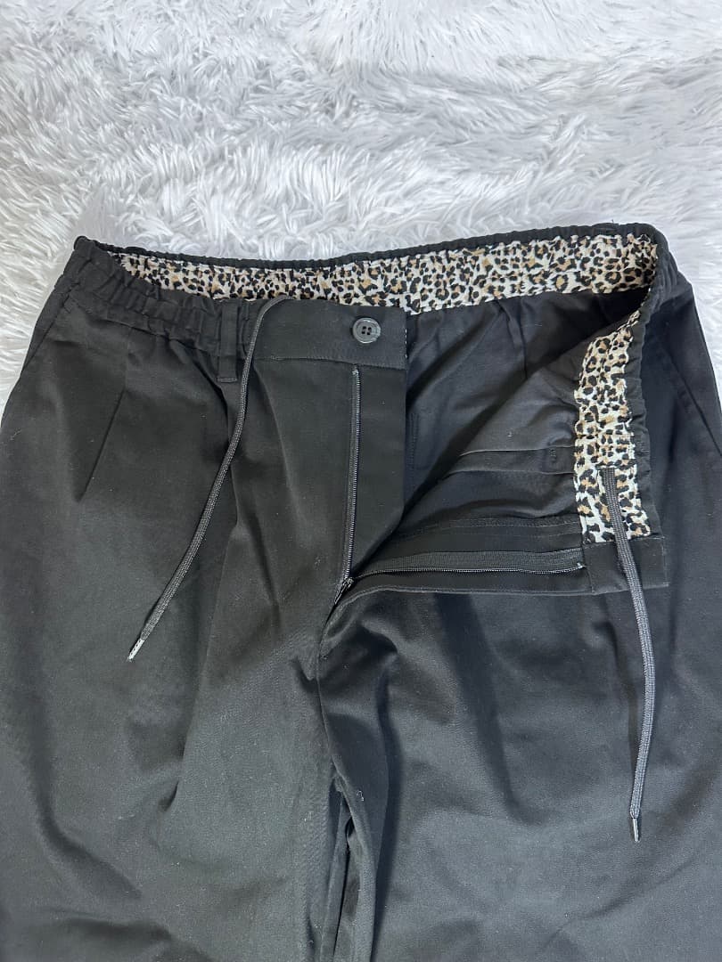 極美品 Grimcrap ワイドトラウザーストレッチチノパンツ