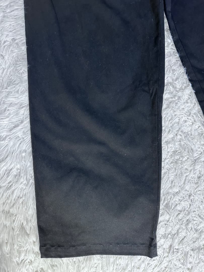 極美品 Grimcrap ワイドトラウザーストレッチチノパンツ