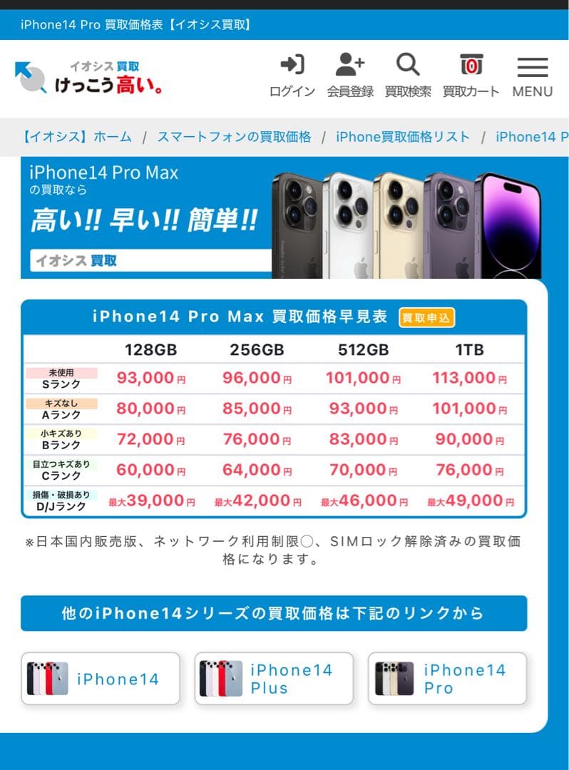 iPhone14ProMax 256GB紫 美品　おまけ多数