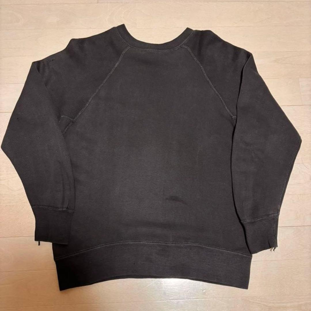 60s カラーフロッキー　スウェット　black M程度　黒