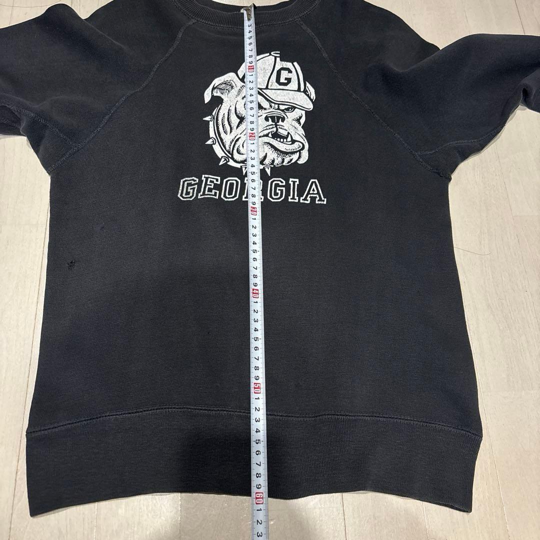 60s カラーフロッキー　スウェット　black M程度　黒