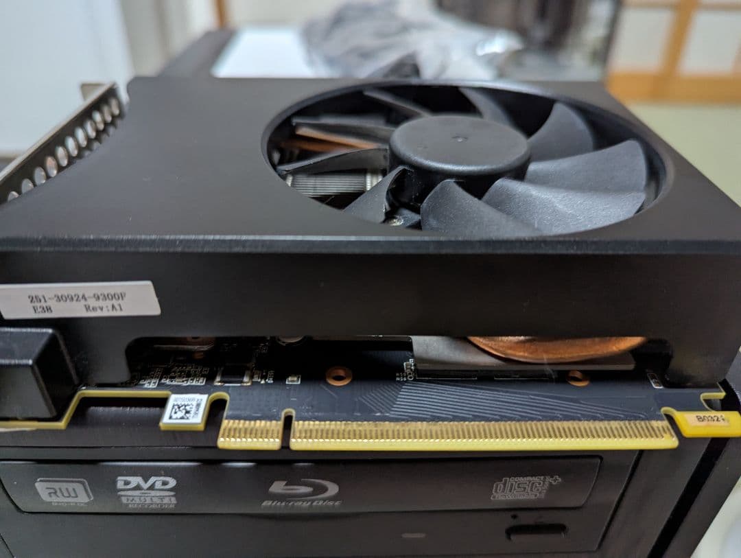 zotac geforce gtx1660 シングルファン