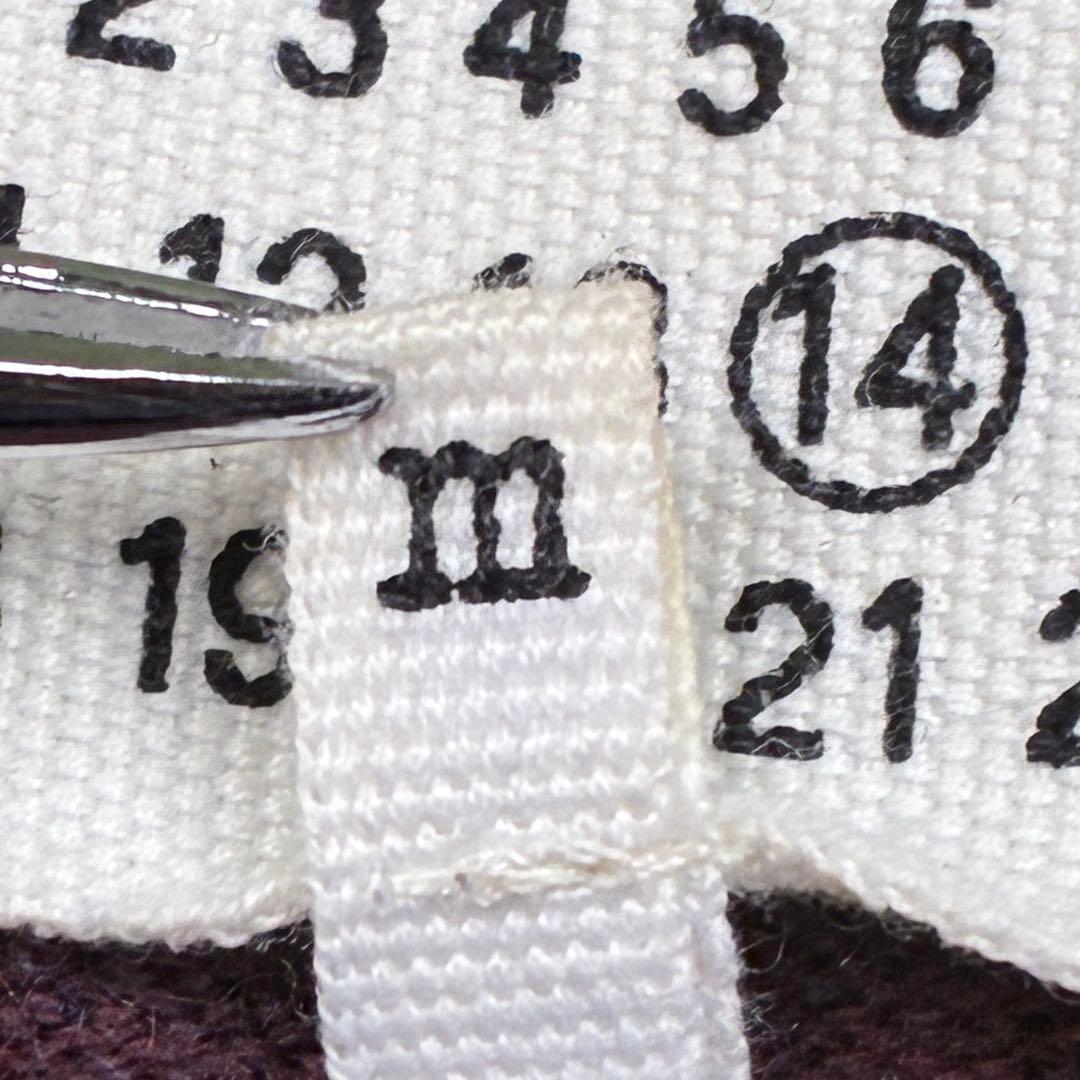 Maison Margiela ウール ニット セーター 羊毛 紺 紫 M