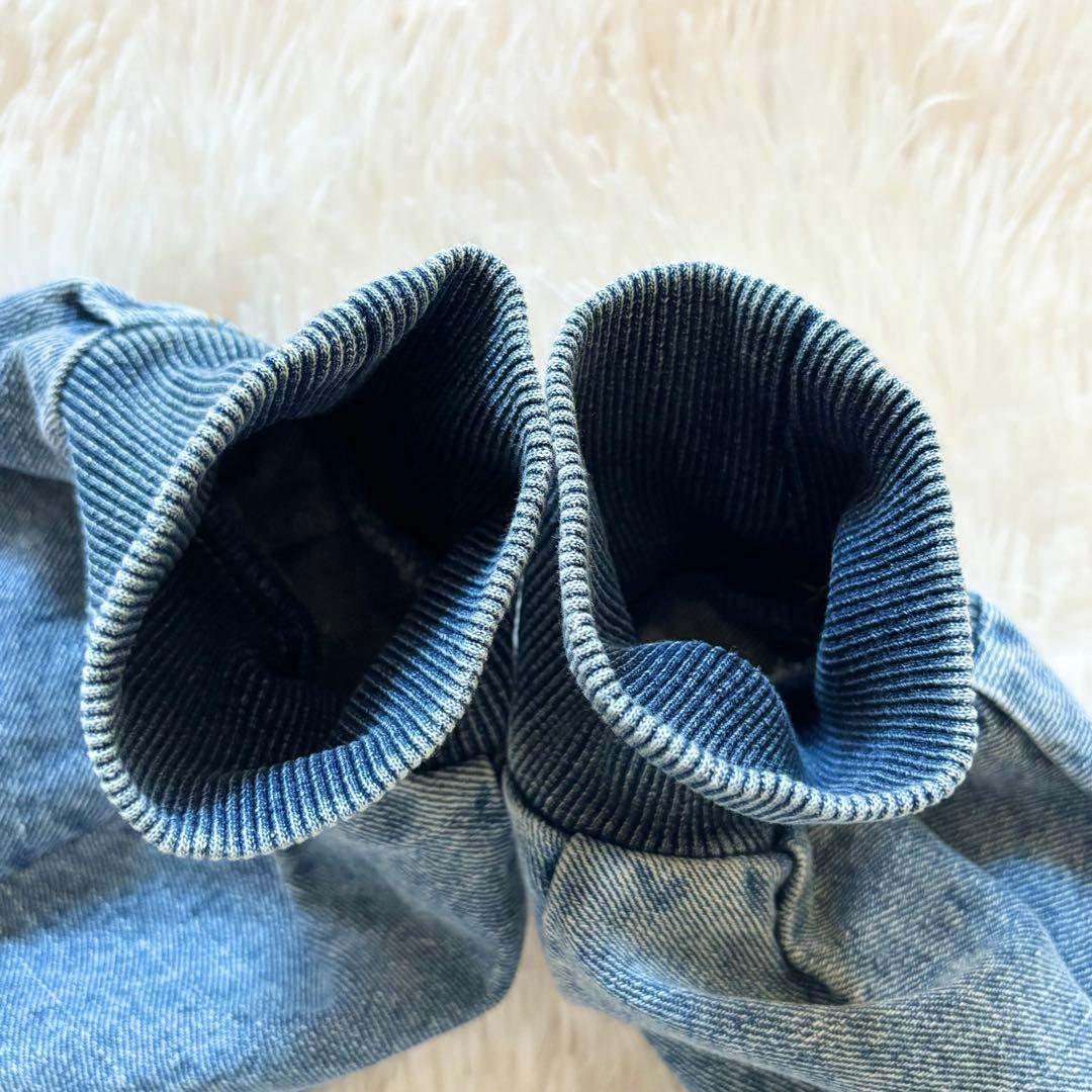 パシオーネ　カフネ デニムジャケット ノーカラー