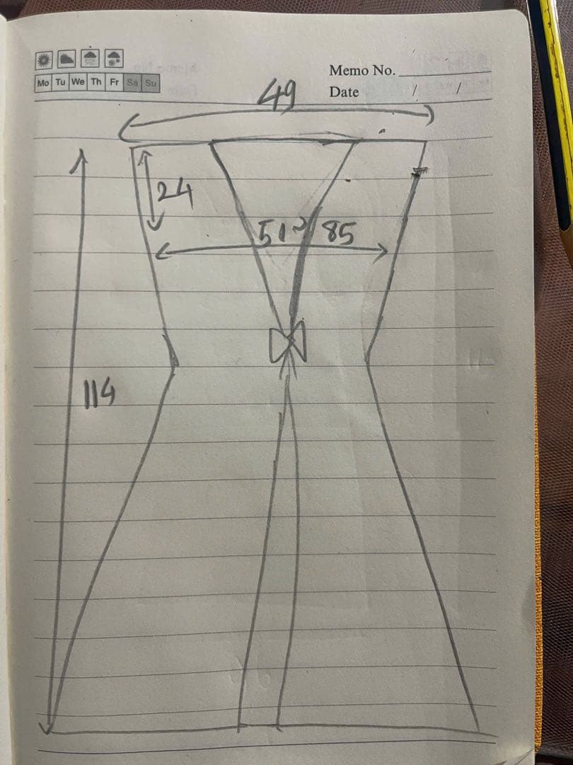 着物リメイクワンピース　大島紬　2月上司発送
