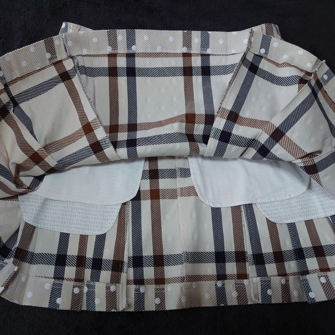 パーリーゲイツ　PEARLY GATES 2025チェックドットスカート 0