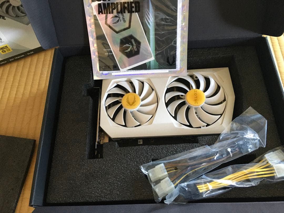 ZOTAC GEFORCE RTX 3070 8GB ホワイト　動作品