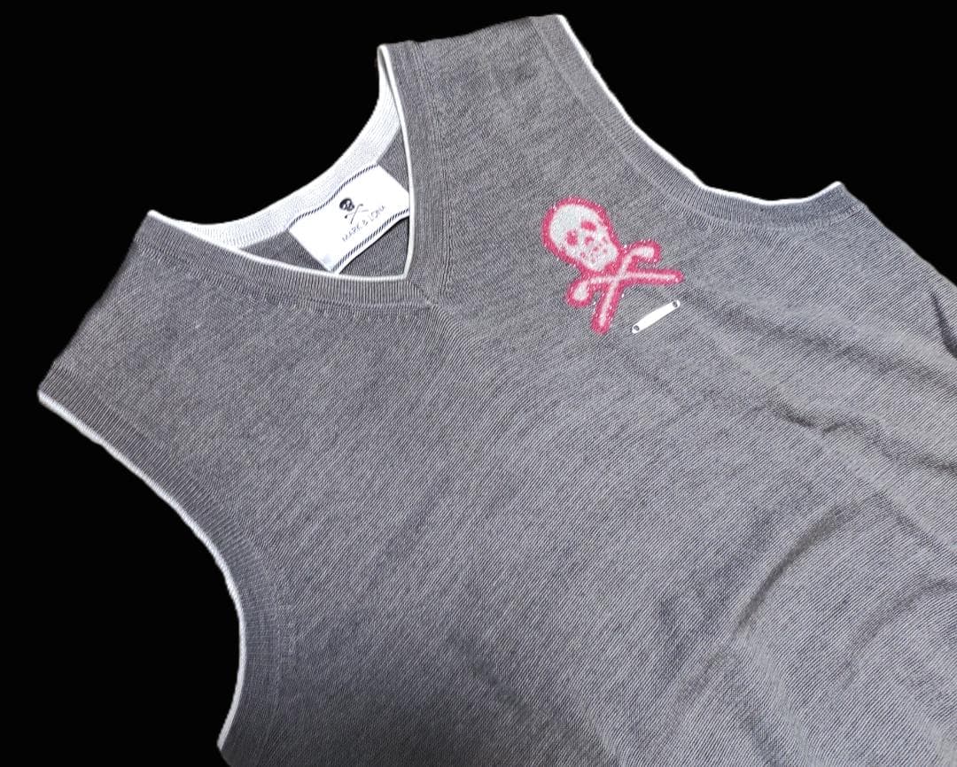 y*i様 ⛳️マークアンドロナ ♥️定番のバックスカル ニットベスト MARK＆