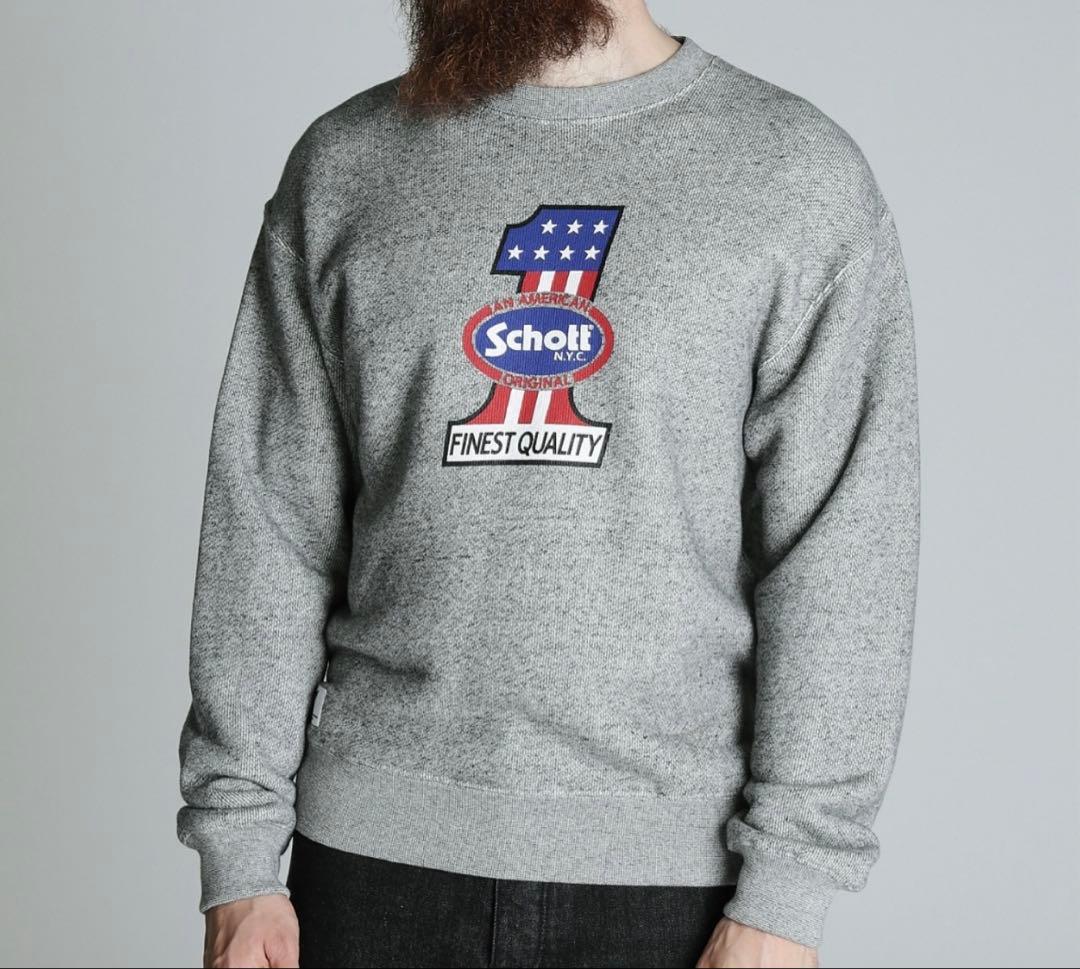 【完売品】Schott ショット スウェット　　Lサイズ　イアンくん着用