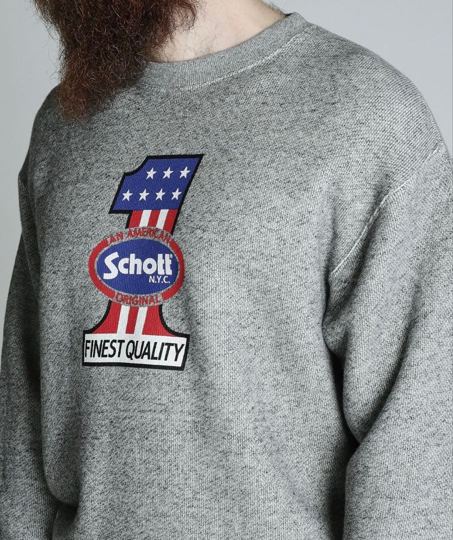【完売品】Schott ショット スウェット　　Lサイズ　イアンくん着用