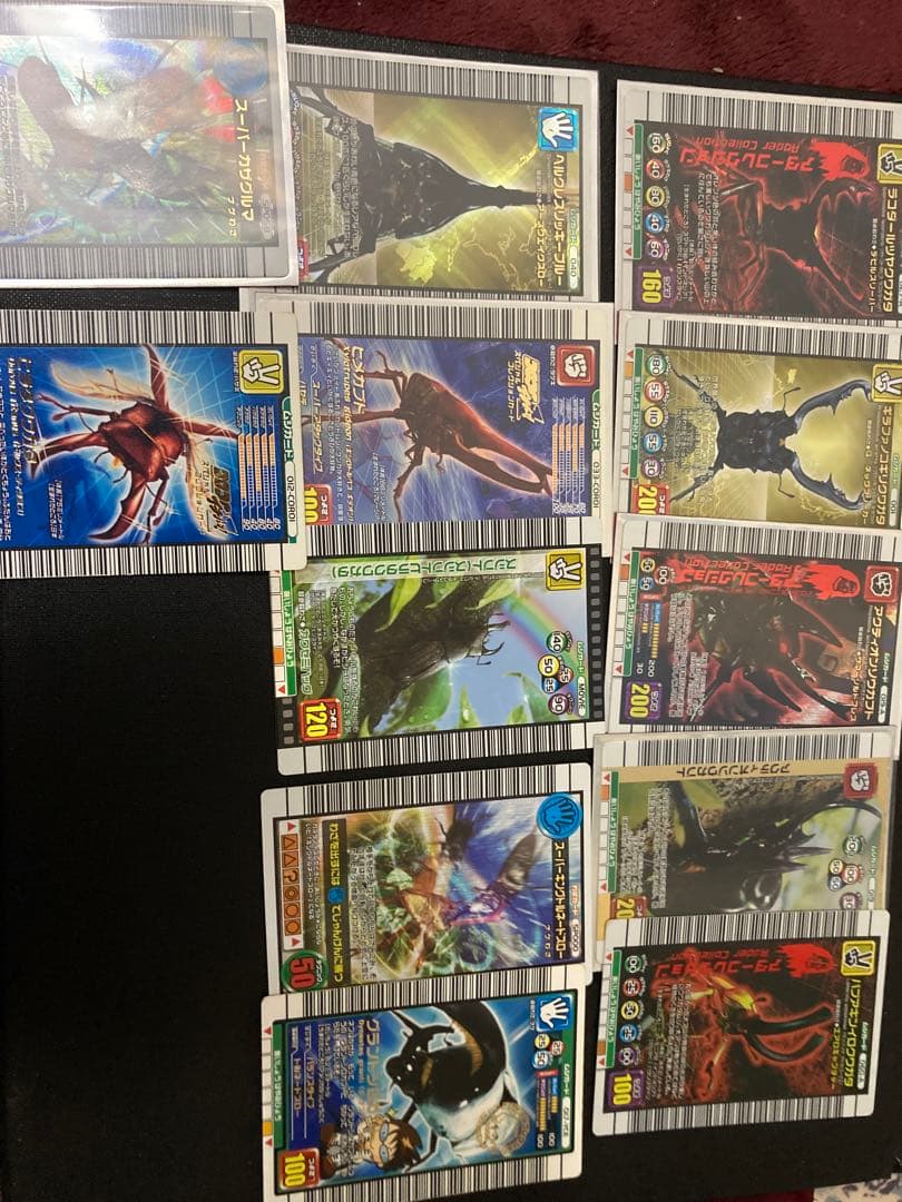 ムシキングカード高レア10枚セット