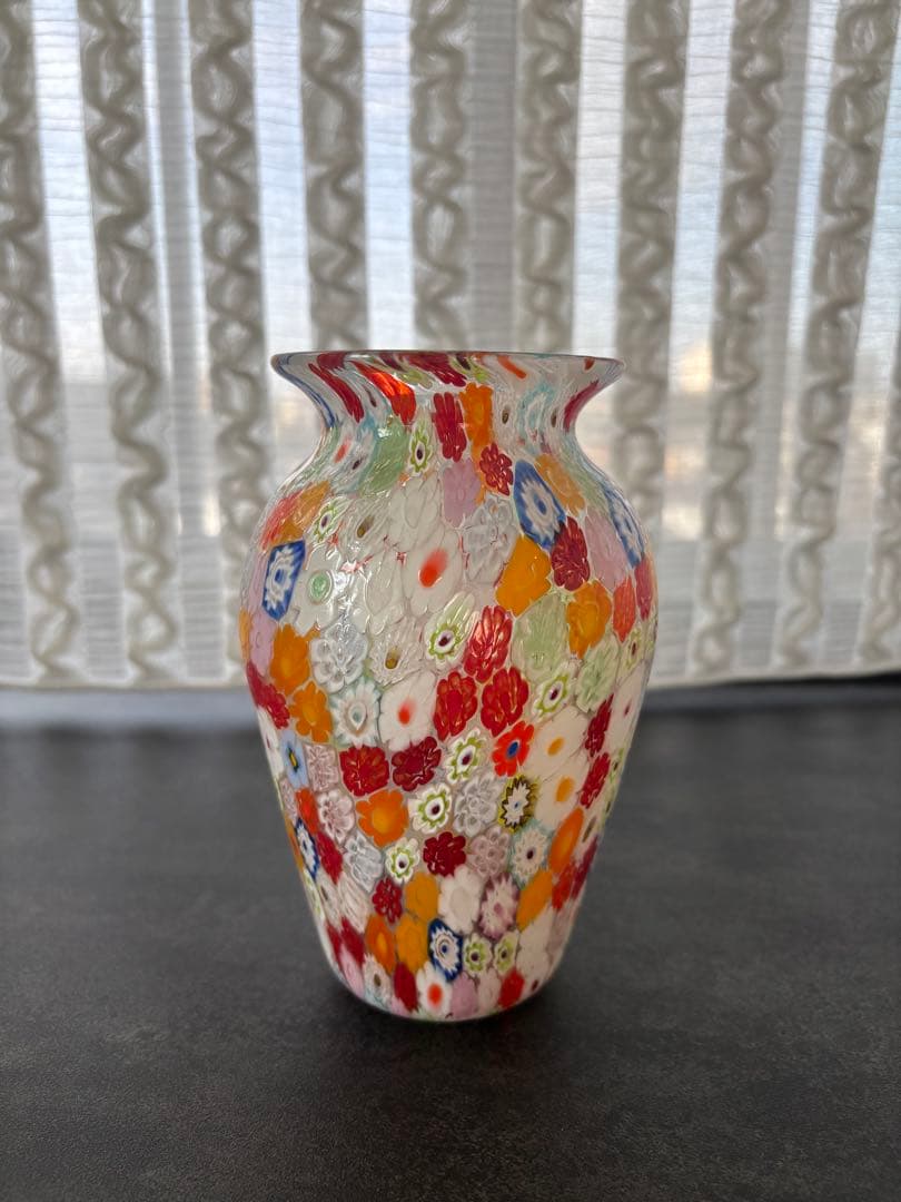 ムラーノグラス(ベネチアングラス)花瓶