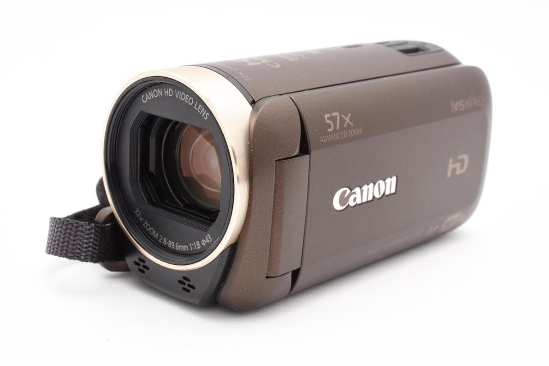 【極美品】Canon HDビデオカメラ　ivis HF R62 ブラウン