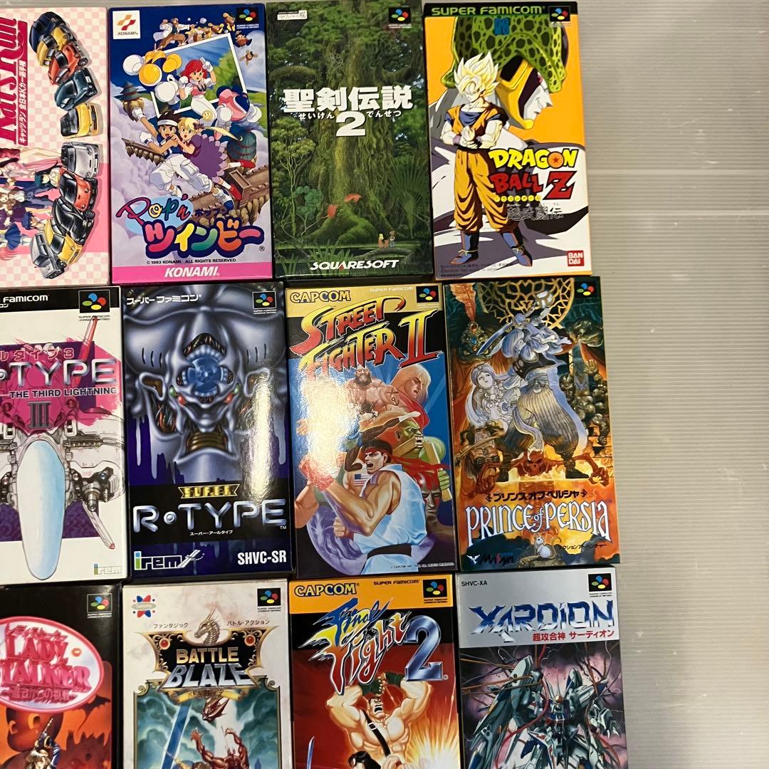 【空箱のみ】 スーパーファミコン ソフト 外箱 まとめ売り 25箱