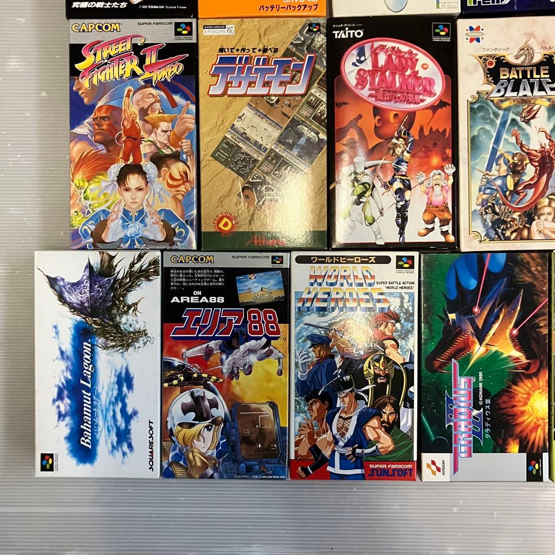 【空箱のみ】 スーパーファミコン ソフト 外箱 まとめ売り 25箱