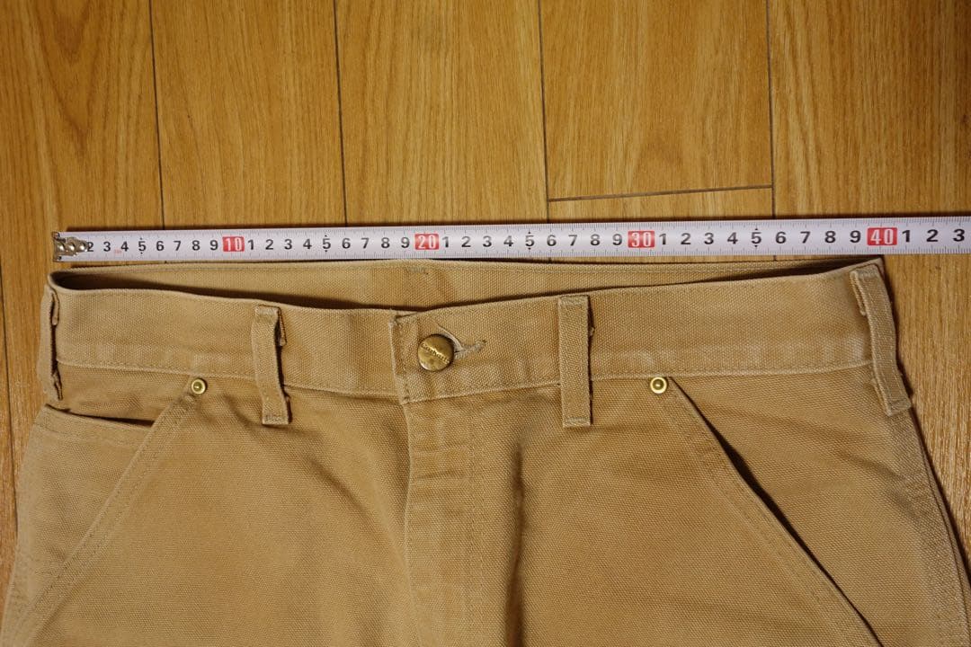 31x30 Carhartt パンツB01 BRN ダブルニー