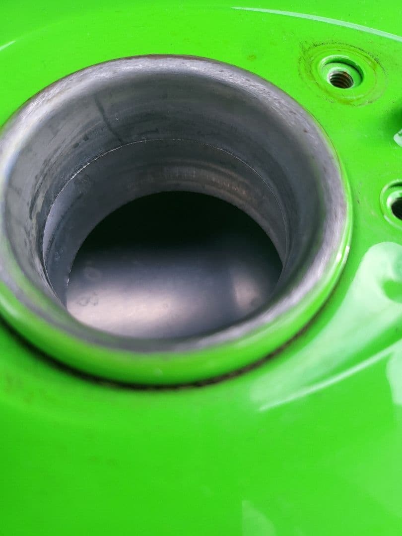 ああ Kawasaki バイクタンク グリーン 250tr