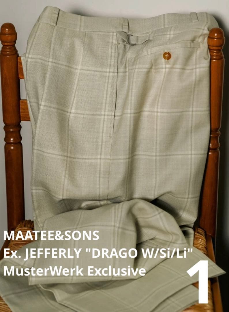 【新品未使用】MAATEE&SONS JEFFERY MusterWerk別注