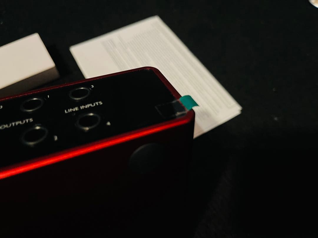 ★極上★ Forcusrite Scarlett 4i4 第3世代