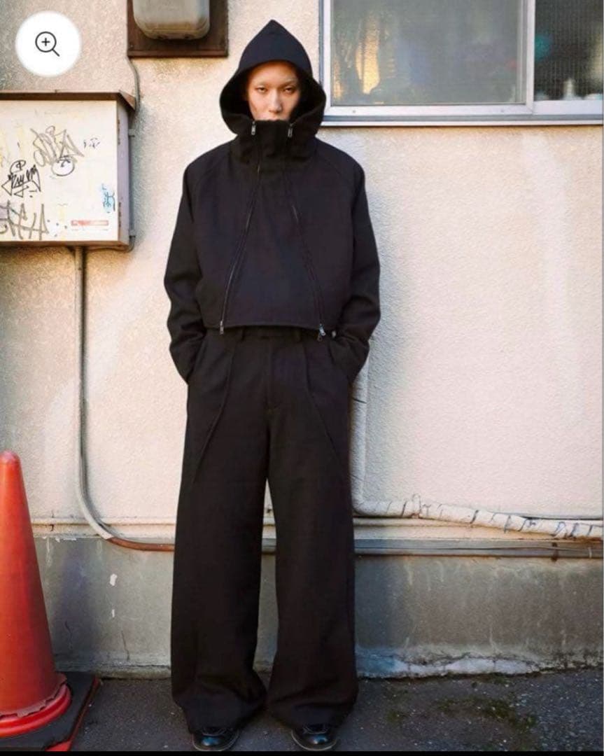 パンツ GOAT ESSENCE ESSENCE MELTON WIDE SLACKS