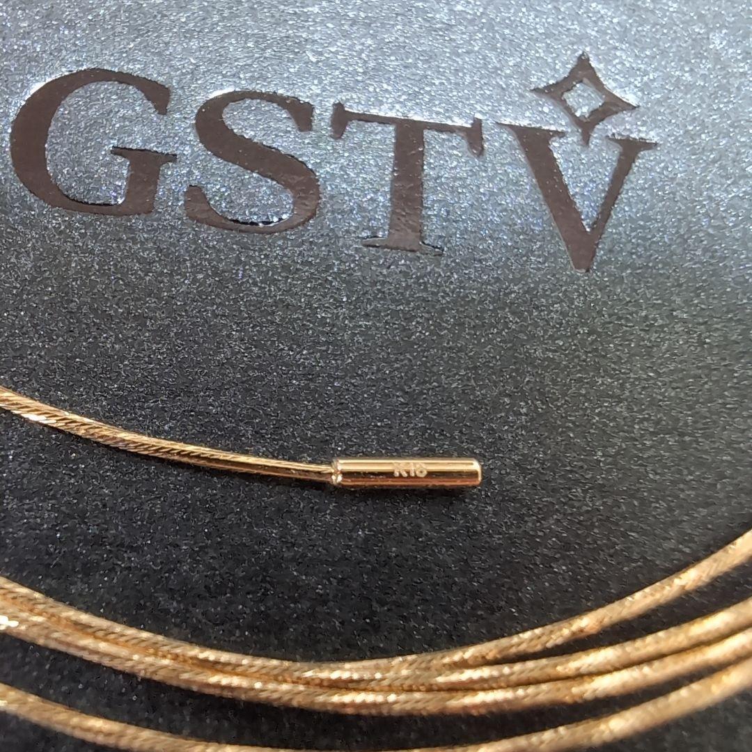 GSTV　K18PGシャインカット5連フリーバングル(未使用品)