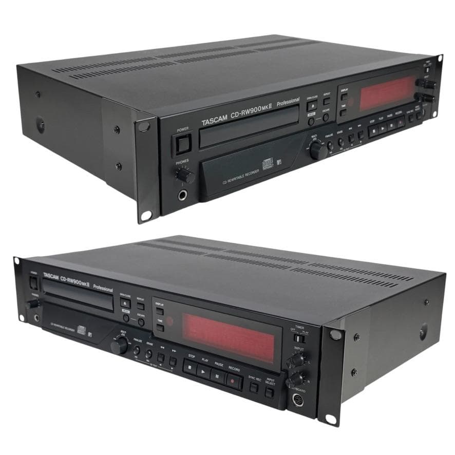 ◆CD再生履歴1時間◆TASCAM CDレコーダー CD-RW900MK2