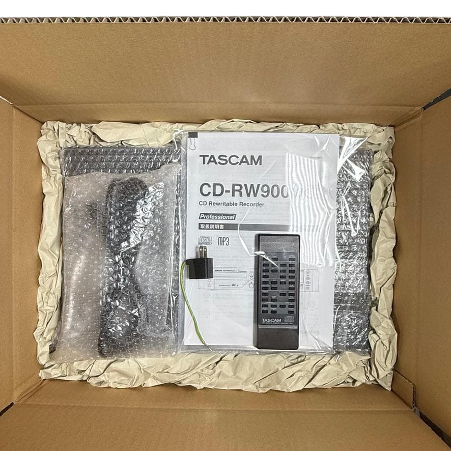 ◆CD再生履歴1時間◆TASCAM CDレコーダー CD-RW900MK2